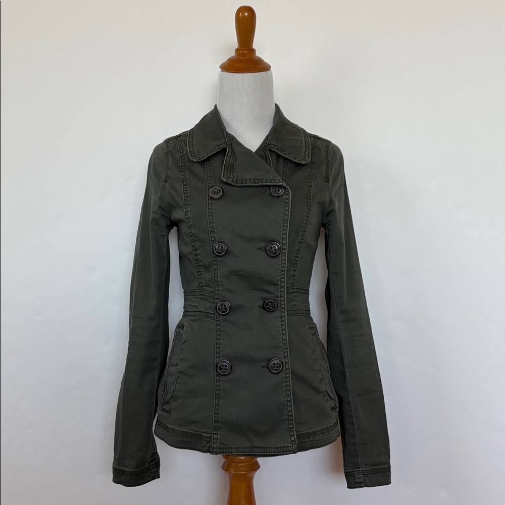 Divided by H&M Fitted Double Breasted Military Army Jacket